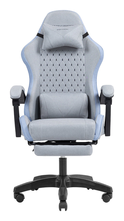 EAN 8435693112969 - Mars Gaming MGCXFSBL silla para videojuegos Silla para videojuegos de PC Asiento acolchado Azul, Gris imagen 1