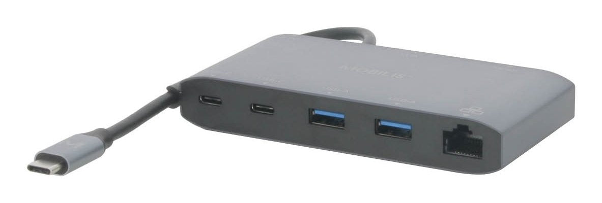 EAN 3700992537290 - Mobilis 020027 base para portátil y replicador de puertos Alámbrico USB 3.2 Gen 1 (3.1 Gen 1) Type-C Gris imagen 1