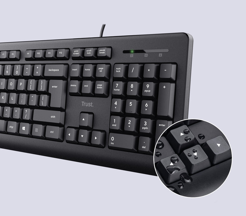 EAN 8713439239782 - Trust TKM-250 teclado Ratón incluido Oficina USB QWERTZ Alemán Negro imagen 6