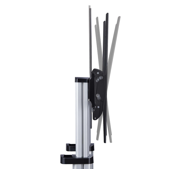 EAN 0065030906302 - StarTech.com 1110C-MOBILE-TV-CART soporte para TV 2,54 m (100") Negro, Plata imagen 6