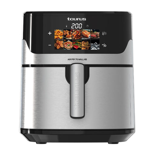 EAN 8414234730015 - Taurus AFA1601XD Doble 6,7 L Independiente 1600 W Freidora de aire caliente Acero inoxidable, Negro imagen 1