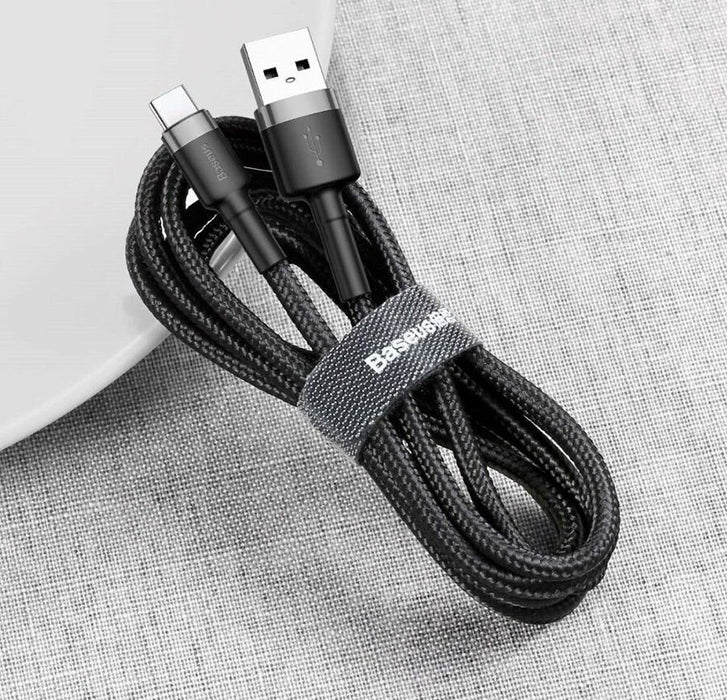 EAN 6953156278189 - Baseus Cafule cable USB USB 2.0 0,5 m USB A USB C 0,48 Gbit/s Negro imagen 6