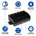 EAN 3567049030018 - Naotic 903001 organizador para estación de carga Montaje de sobremesa Metal Negro imagen 8