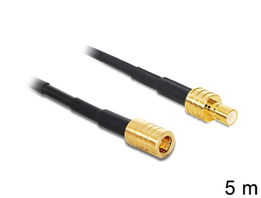 EAN 4043619886494 - DeLOCK 88649 cable coaxial RG-174 5 m SMB Negro imagen 1