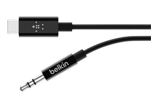 EAN 0745883776054 - Belkin F7U079BT06-BLK cable de audio 1,8 m 3,5mm USB Tipo C Negro imagen 1