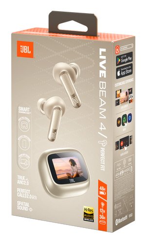 EAN 1200130035708 - JBL Live Beam 4 Auriculares Inalámbrico Dentro de oído Llamadas/Música/Deporte/Uso diario Bluetooth Champ imagen 10