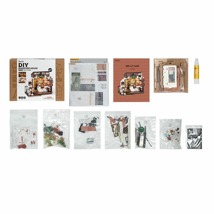 EAN 6946785119312 - ROBOTIME DG162 Casa en miniatura y rincón de libros para montar Casa en miniatura para montar imagen 10