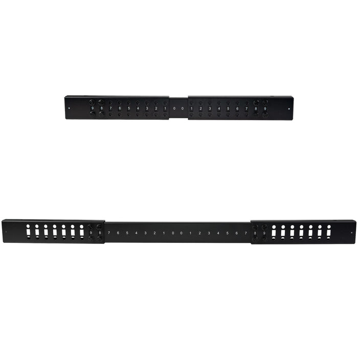 EAN 0065030858502 - StarTech.com 4POSTRACK12U armario rack Rack o bastidor independiente Negro imagen 4