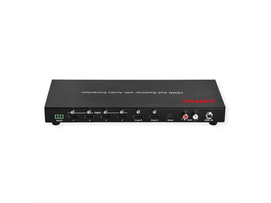 EAN 7630049617537 - ROLINE 4K HDMI Matrix Switch, 4 x 2, with Remote Control Matriz de conmutación AV imagen 5