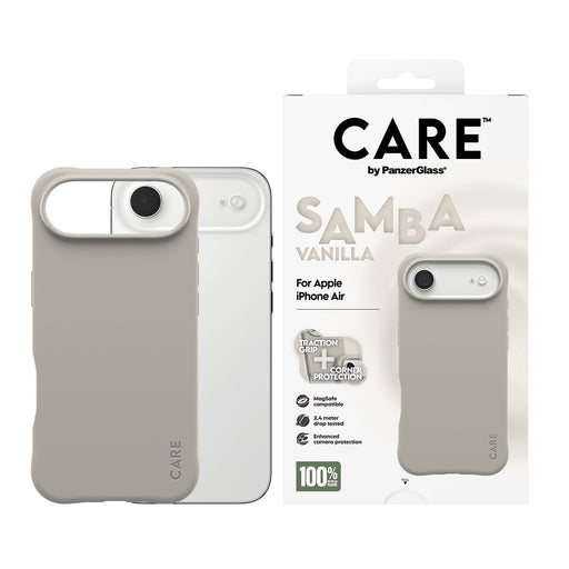 EAN 5715685027161 - PanzerGlass CARE™ by ® Samba Case Vanilla w. MagSafe iPhone Air funda para teléfono móvil Beige imagen 2