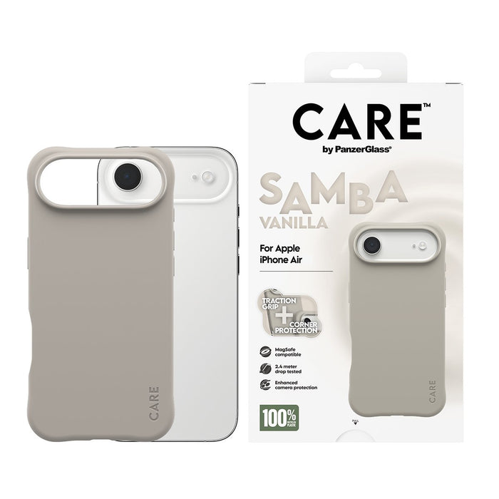 EAN 5715685027161 - PanzerGlass CARE™ by ® Samba Case Vanilla w. MagSafe iPhone Air funda para teléfono móvil Beige imagen 2