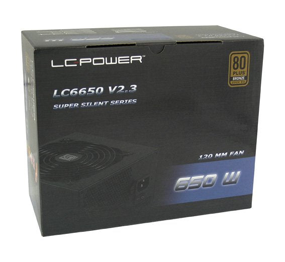EAN 4260070125638 - LC-Power LC6650 V2.3 unidad de fuente de alimentación 650 W 20+4 pin ATX ATX Negro imagen 2