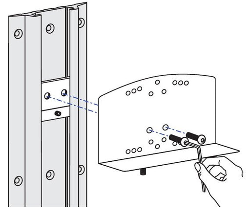 EAN 698833000900 - Ergotron Track Mount Bracket Kit for CPU Holders imagen 2