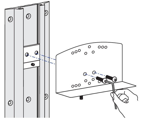 EAN 698833000900 - Ergotron Track Mount Bracket Kit for CPU Holders imagen 2