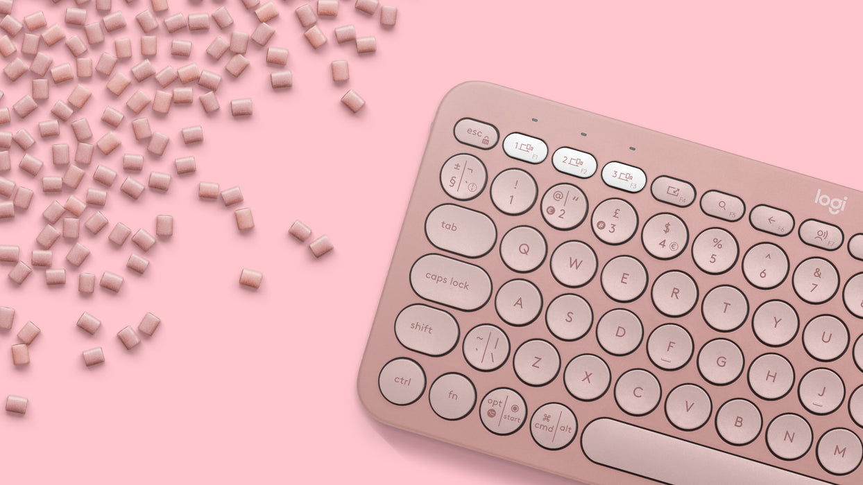 EAN 5099206110533 - Logitech Pebble Keys 2 K380s teclado Universal Bluetooth QWERTZ Alemán Rosa imagen 7