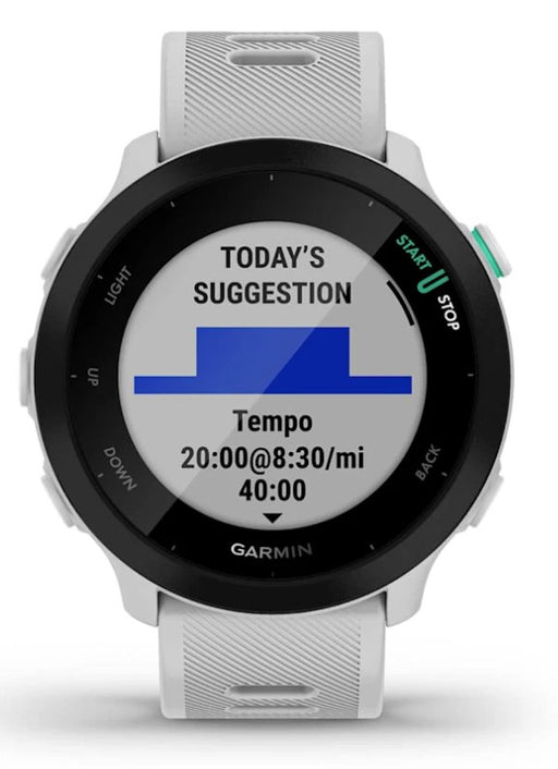 EAN 0753759364724 - Garmin Forerunner 55 2,64 cm (1.04") MIP 42 mm Digital 208 x 208 Pixeles Blanco GPS (satélite) imagen 2
