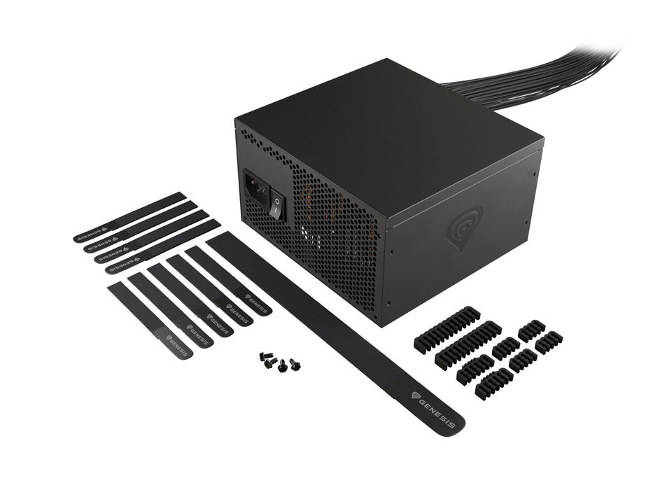 EAN 5901969449853 - GENESIS Nihon 650NM unidad de fuente de alimentación 650 W 20+4 pin ATX ATX Negro imagen 9