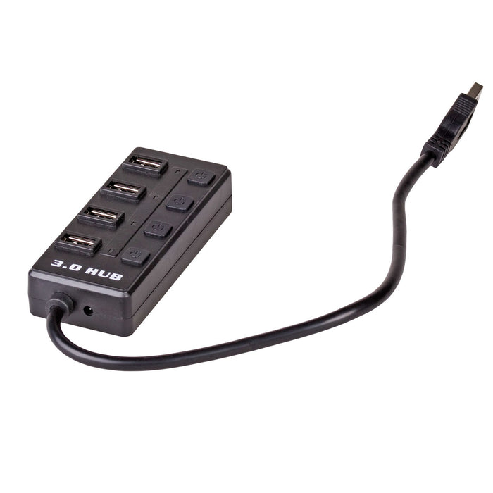 EAN 5901720132376 - Akyga AK-AD-33 hub de interfaz USB 3.2 Gen 1 (3.1 Gen 1) Type-A 500 Mbit/s Negro imagen 3