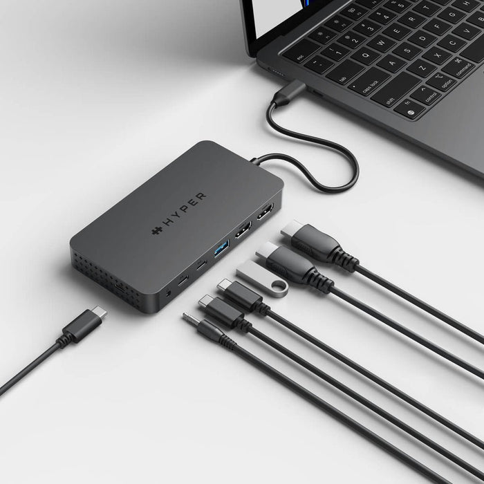 EAN 6941921149093 - Targus HyperDrive Next Dual Alámbrico USB Tipo C Gris imagen 6