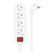 EAN 8436574707687 - AISENS A154-0649 base múltiple 1,4 m 4 salidas AC Interior imagen 1