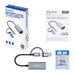 EAN 8052101435696 - Ewent EW9819 hub de interfaz USB 3.2 Gen 1 (3.1 Gen 1) Type-A + Type-C 1000 Mbit/s Gris imagen 3