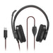 EAN 4047443471727 - Hama HS-USB400 V2 Auriculares Alámbrico Diadema Oficina/Centro de llamadas USB tipo A Negro, Rojo imagen 3