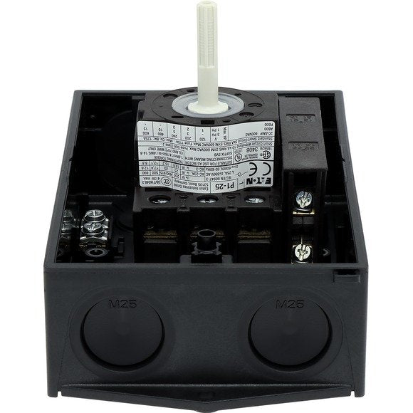 EAN 4015082072957 - Eaton P1-25/I2/SVB-SW/HI11 Interruptor de palanca acodillada 3P Negro, Blanco imagen 11