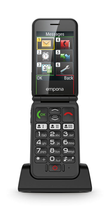 EAN 9005613168940 - Emporia SIMPLICITYglam.4G 7,11 cm (2.8") 106 g Negro Teléfono para personas mayores imagen 27