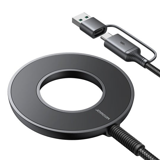EAN 6956116756796 - JOYROOM JR-WQM03 cargador de dispositivo móvil Auriculares, Smartphone, Reloj inteligente Negro USB Carga imagen 1
