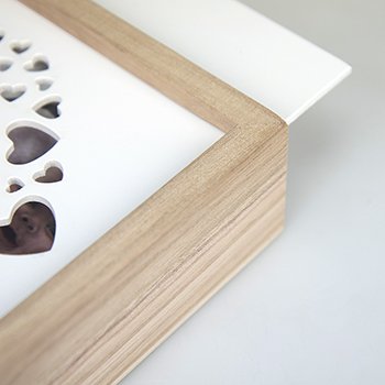 EAN 8020912057963 - ZEP LOVE BOX Caja de almacenaje Rectangular Madera Blanco, Madera imagen 3