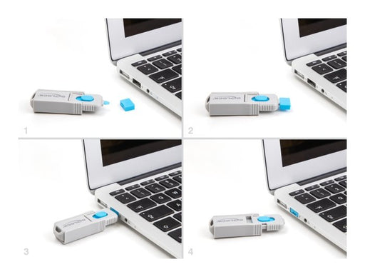 EAN 4043619209477 - DeLOCK 20947 bloqueador de puerto USB tipo A Azul 10 pieza(s) imagen 2