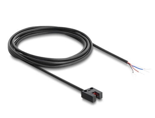 EAN 4043619918737 - DeLOCK 91873 sensor fotoeléctrico Negro Policarbonato (PC), Acrilonitrilo butadieno estireno (ABS) imagen 2