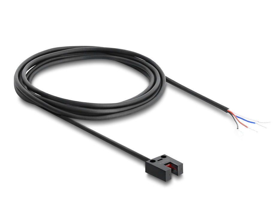 EAN 4043619918737 - DeLOCK 91873 sensor fotoeléctrico Negro Policarbonato (PC), Acrilonitrilo butadieno estireno (ABS) imagen 2
