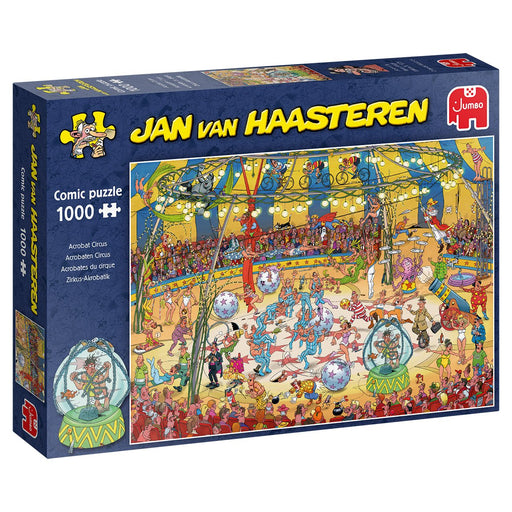 EAN 8710126190890 - Jan van Haasteren Acrobate Circus 1000 pcs Puzzle rompecabezas 1000 pieza(s) Cómics imagen 1