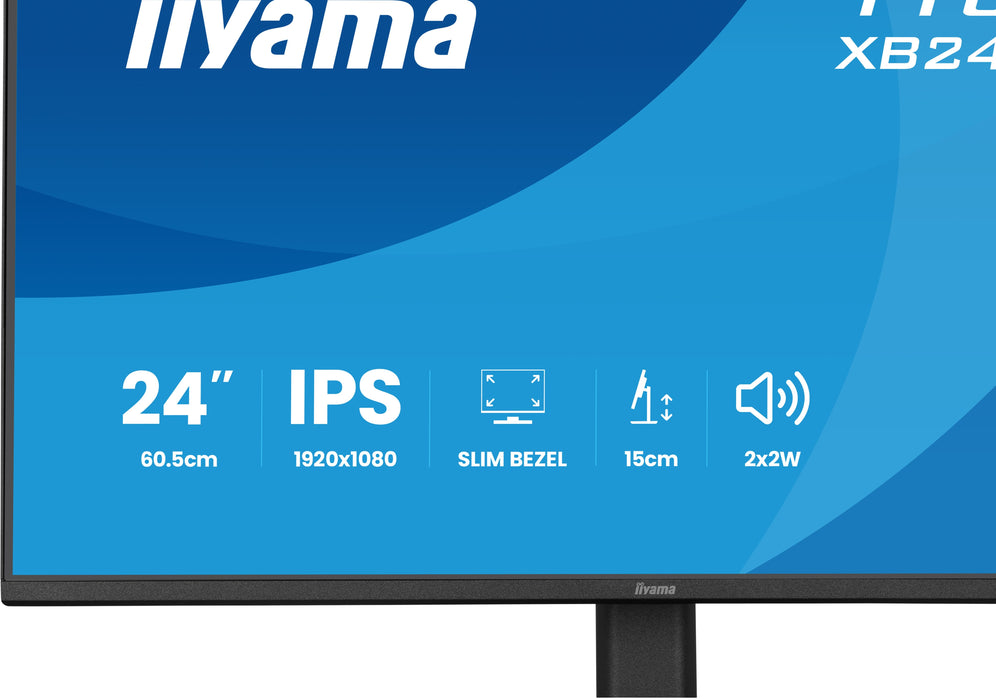 EAN 4948570127405 - iiyama ProLite XB2491HS-B1 pantalla para PC 60,5 cm (23.8") 1920 x 1080 Pixeles Full HD LCD Negro imagen 12