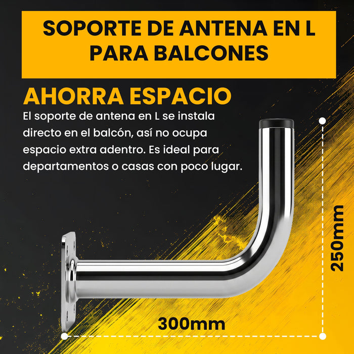 EAN 5902560366792 - Extralink L300 BALCONY HANDLE MOUNT WITH U-BOLTS M8 imagen 9