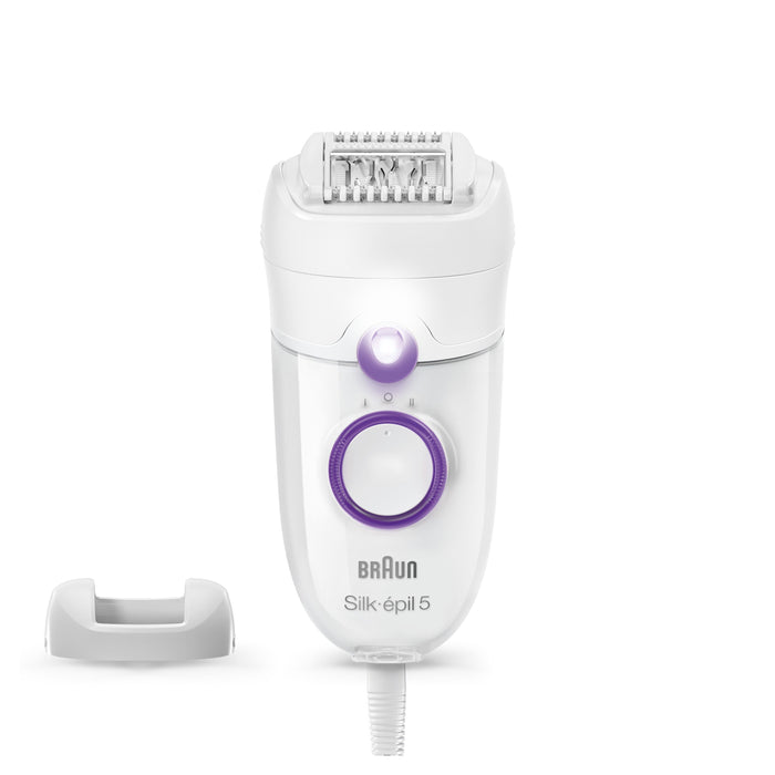 EAN 4210201388661 - Braun Silk-épil 5 505 Power 28 pinzas Púrpura, Blanco imagen 1