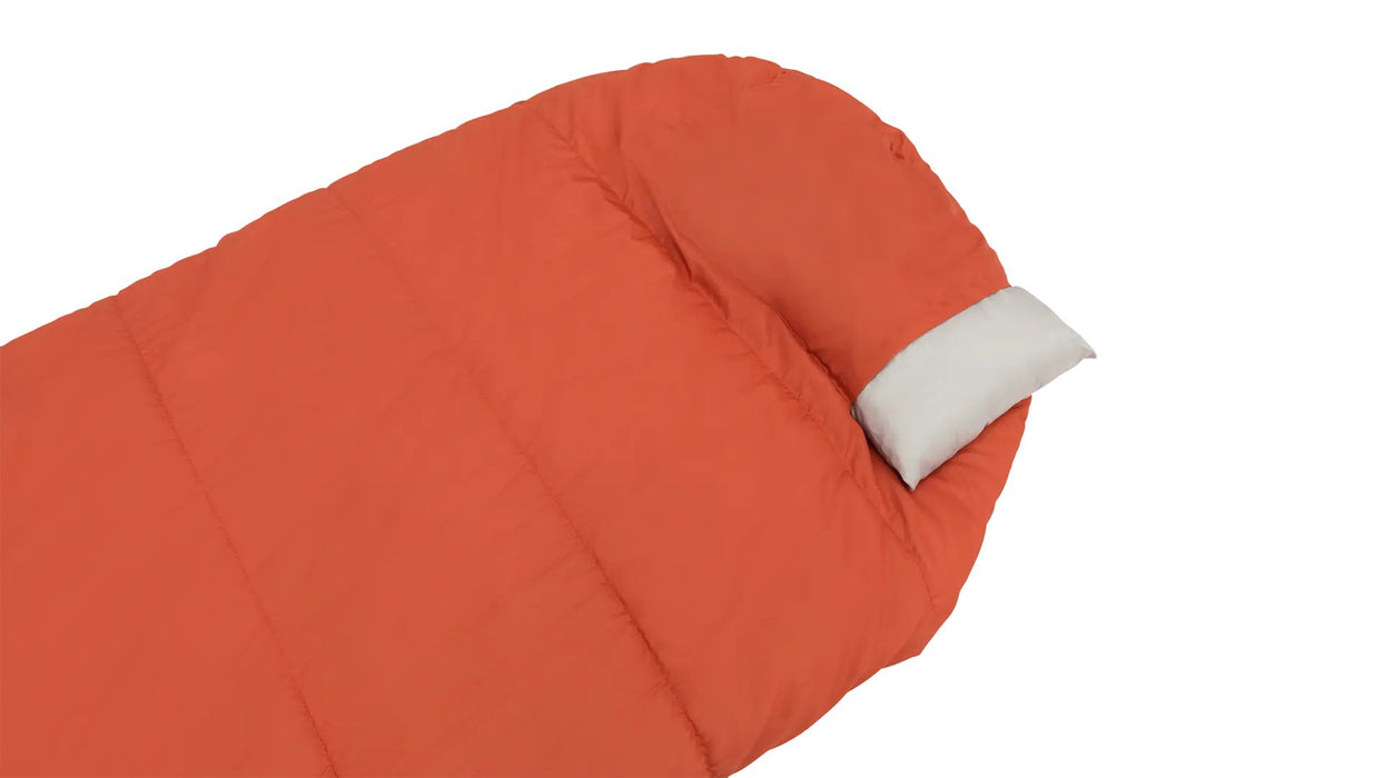 EAN 5709388158710 - Outwell 230477 saco de dormir Adulto Saco de dormir semi-rectangular Poliéster Naranja imagen 4