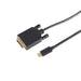 EAN 4017538078292 - S/CONN maximum connectivity 10-58185 adaptador de cable de vídeo 1,8 m DVI-D USB Tipo C Negro imagen 1