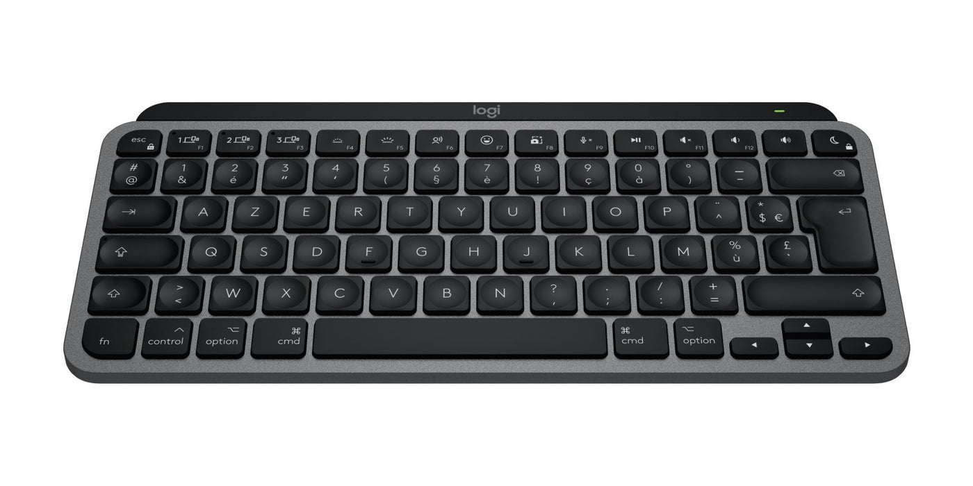 EAN 5099206122048 - Logitech MX Keys Mini For Mac teclado Hogar / Oficina Bluetooth AZERTY Francés Negro, Gris imagen 2