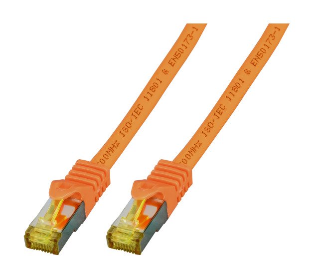 EAN 4049759126421 - EFB Elektronik MK7001.0,25O cable de red Naranja 0,25 m Cat6a S/FTP (S-STP) imagen 1
