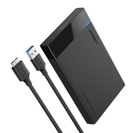 EAN 6957303838486 - Ugreen 30848 caja para disco duro externo Carcasa de disco duro/SSD Negro 2.5" imagen 1