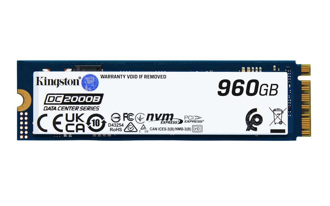 EAN 0740617345186 - Kingston Technology DC2000B 960 GB PCI Express 4.0 NVMe 3D TLC imagen 2