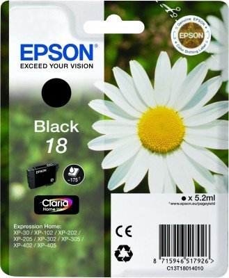 EAN 8715946517926 - Epson Daisy C13T18014010 cartucho de tinta 1 pieza(s) Original Rendimiento estándar Foto negro imagen 2