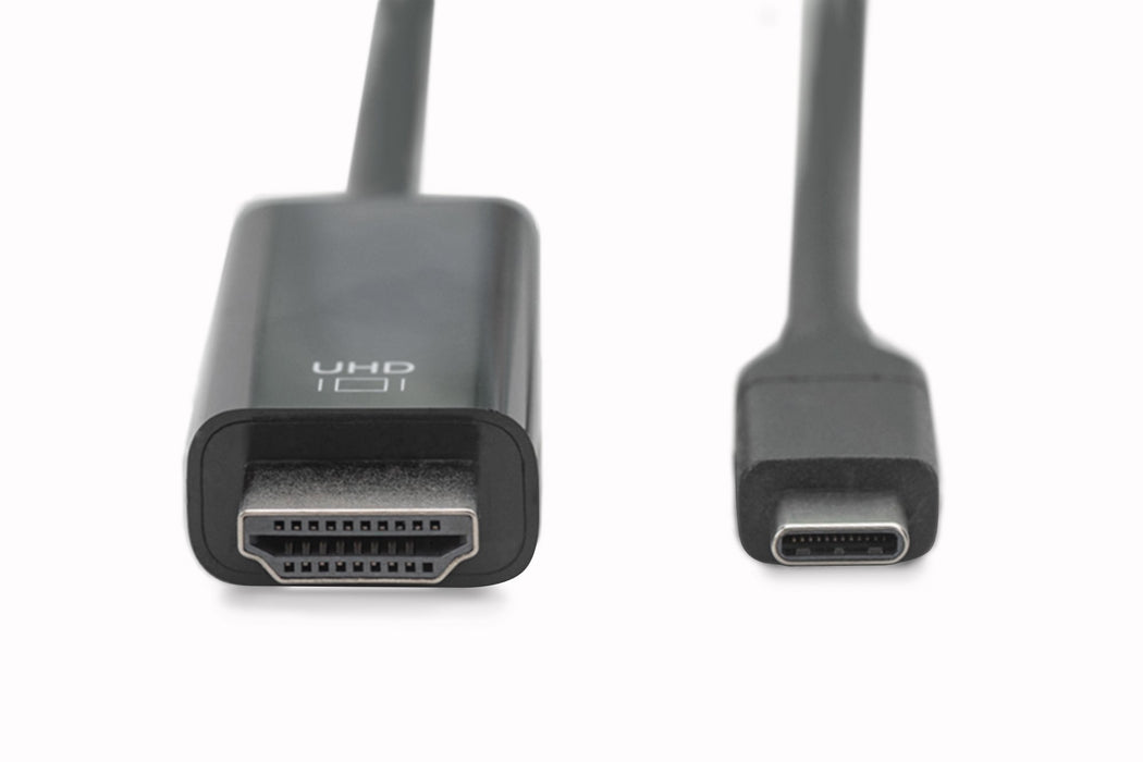 EAN 4016032451334 - Digitus AK-300330-020-S adaptador de cable de vídeo 2 m USB Tipo C DisplayPort Negro imagen 5