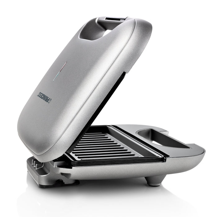 EAN 8713016082497 - Princess 127003 sandwichera 750 W Negro, Plata imagen 7