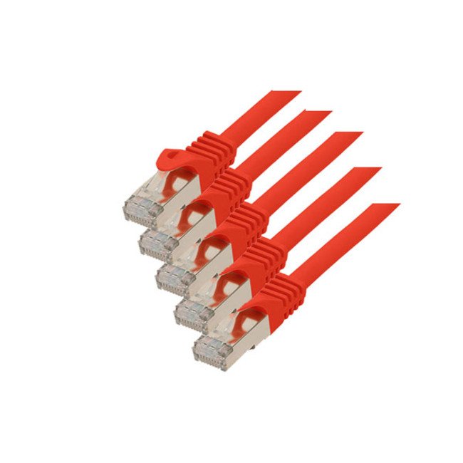 EAN 4017538061997 - S/CONN maximum connectivity RJ45-RJ45, m-m, 0.5m cable de red Rojo 0,5 m Cat7 S/FTP (S-STP) imagen 1