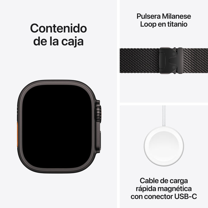 EAN 0195950610901 - Apple Watch Ultra 3 OLED 49 mm Digital 422 x 514 Pixeles Pantalla táctil 5G Negro Wifi GPS (satélite) imagen 8
