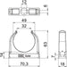 EAN 4012195588191 - Obo Bettermann 2149034 abrazadera para cable Gris claro 50 pieza(s) imagen 2