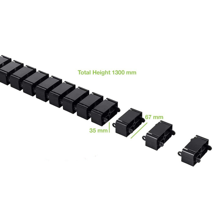 EAN 8051128102888 - Techly ISWT-CAN-6735 sistema de ducto para canal Acrilonitrilo butadieno estireno (ABS), Acero 1300 m imagen 3